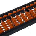 Miniatyrbillede 2 af 5: 17 Cifre Abacus Soroban Perler Kolonne Traditionel Børn Skole Matematik Læring Db Brown