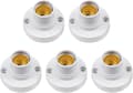5-pack E14 Lamphållare, E14 Edison Skruv Glödlampshållare, Taklampssockel i Plast Crday Gift Db