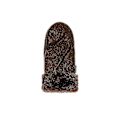Miniatyrbillede 4 af 4: Ægte Dameskindhandsker med Omslagsmanchet {Db} Chocolate
