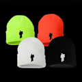 Miniatyrbillede 3 af 4: Fashion Unisex Efterår Vinter Billie Eilish Broderet Strikket Hue Hip Hop Beanie Cap [Db] White