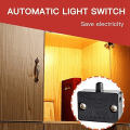 Miniatyrbilde 2 av 5: 6 stk dør LED-bryter for skaplys, normalt lukkede skap elektriske lampesbrytere, for skap P [DB] Black