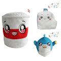 Miniatyrbild 3 av 4: Lankybox Musikalisk Mjölkdocka Haj Träd Hink Ingen Musik Leksaker Glow In The Dark Ghosty Plushie Baby Boxy/foxy Robot Plushie Dolls [DB] 18cmx23cm no music