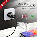 Miniatyrbild 5 av 7: 18W QC3.0 Snabbladdare USB EU Väggladdare Mobiltelefonladdare För Xiaomi POCO X3 NFC M3 10T Lite 10 9 Redmi 9 Note 9 8 Pro Typ C Laddare [DB] black