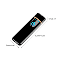 Pikkukuva 2 / 2: Sähköinen USB-ladattava liekitön sytytin näyttöinduktiolla-DF [DB] Black