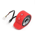 Miniatyrbillede 1 af 5: Accelerator Gaspedal til HX X8 Elektrisk Scooter Kontakt Tænd/Sluk Lampe Knap Tommelfinger Gas Kontrol Dele Tilbehør [db] Red