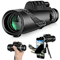 Pikkukuva 1 / 2: Lämpökamera 80X100 Digitaalinen Yönäkökaukoputki Zoom Infrapuna Metsästyskaukoputki Retkeilykamera Täysi Pimeys 300m Retkeilykaukoputki [db] Black