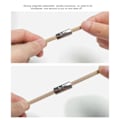 Miniatyrbilde 2 av 5: Nye Elastiske Uten Knyting Flate Skolisser for Sneakers, Magnetiske Skolisser, Elastiske Skolisser Uten Knyting for Barn og Voksne [DB] bronze