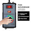 Pikkukuva 4 / 4: DB Nopeudensäädin 230 V, Taajuusmuuttaja 230 V, Moottorin Jännitteensäädin AC 220 V 10 A Suurin Teho 4000 W, EU-pistoke P20250110173