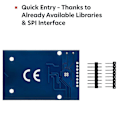 Miniatyrbilde 3 av 5: DB Rfid Kit Rc522 Med Leser, Chip Og Kort 13.56 Mhz Spi Kompatibel Med For Og For blue