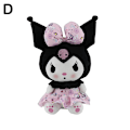 Miniatyrbild 1 av 5: 25 cm Kawaii Kuromi Plysch, Cartoon Leksak, Prinsessklänning, Söt och Mjuk Docka, Flickors Present DB One-Size D
