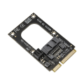 Miniatyrbild 5 av 5: Mini Sata till 7-pin Sata förlängningsadapter Full-high Half-size för 2.5\" 3.5\" Hdd [DB]