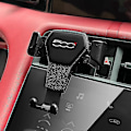 Miniatyrbilde 1 av 4: Ny Justerbar Mobiltelefonholder for Bilventilasjon, Fiat Holder for 500 500c 2012 500x 500l Abarth 695, Hurtigfeste, Bil [DB] For Fiat 500x Black