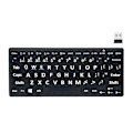 Miniatyrbild 1 av 5: 2.4G Trådlöst Tangentbord 78 Tangenter Stor Text Tangentbord för Äldre Stationär Dator Laptop [db]