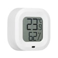 Miniatyrbild 1 av 5: Digital Termometer Hygrometer för iOS/Android Smart Fuktighetstemperaturgivare med Alarm och Datalagring för Växthus [DB] White