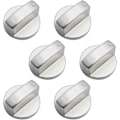 Miniatyrbillede 1 af 5: 6 stk. Universal Metal Kontrolknap Gas Komfur 6mm Universal Kontrolknap Komfurknap Til Gaskomfur Komfur [db]