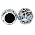 Miniatyrbillede 3 af 5: 2 stk. Mikrofon Grill Mic Gitter Udskiftning Mic Kuglehoved Mesh Til Beta58a Sm58 Pgx24 Slx24-CE db
