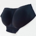 Miniatyrbilde 3 av 3: Sømløs hipster med push-up-effekt for kvinner (svart, XL)