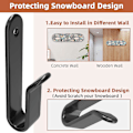 Miniatyrbillede 3 af 5: Vandrette Snowboard Vægmonteringsklips, Snowboard Vægreol Snowboard Montering Opbevaring Snowboard Display Vægmontering Holder Til Værelse db 4pcs