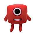 Pikkukuva 1 / 2: Numberblocks-pehmolelu, opettavainen pehmeä täytetty numerolohko, nukke, lahja [DB] 1