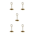 Miniatyrbillede 3 af 4: 1/2/3/5 Bordnummerholder i Rustfrit Stål, Fotostativ til [DB] Gold 10cm 5PCS