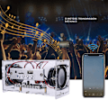 Miniatyrbild 3 av 5: Diy Bluetooth-högtalarkit med LED-blixtljus Lödprojekt USB Mini Hemmastereo Ljudförstärkare DB Photo Color