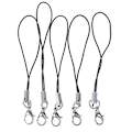 Miniatyrbild 1 av 5: 10 st Lanyard Nyckelring för USB-minne Rem Snöre Svart [Db] One Size