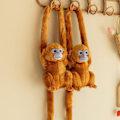 Pikkukuva 4 / 5: Kultainen Apina Pehmolelu Pehmeä Täytetty Eläin Nuken Simulaatio Pitkäkäsivartiset Apina Plushies Vauvan Unen & Lohtua Seuralainen Leikki {Db} A