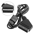 Miniatyrbillede 3 af 5: Spilkabel til Gamecube og N64 konsol A/V TV Video Scart RGB db Black