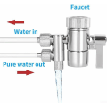 Miniatyrbillede 3 af 5: Diverterventil Vandrenser Skifteventil til Espring Amway To-vejs Hane Filter Diverterventil 3/8in & 5/16in Ud {DB}