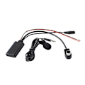 Miniatyrbilde 4 av 5: Bil Bluetooth AUX Adapter Trådløs Audio Telefonsamtale Håndfri Mikrofon for -121B AI-NET -9857 -98 Db black