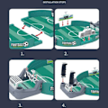 Miniatyrbillede 4 af 5: Interaktivt Fodboldbord Interaktivt Spil Bordfodbold Pinball Klassisk Voksne Børn [DB]