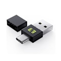 Miniatyrbilde 2 av 5: Uoppdagelig musebevegelse holder PC/laptop/datamaskin våken Driver-fri USB og Type C 2 i 1 mus