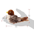 Miniatyrbilde 2 av 5: Flappende Fugl Spurv Katt Leke Livaktig Kvitrende Lyd Berøringsaktivert Kittendb birdie