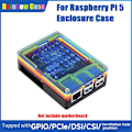 Miniatyrbilde 2 av 4: For 5 Case Enclosure Transparent Rainbow Protective Case Gpio Pcie [DB]