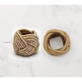 Miniatyrbillede 4 af 5: Jute Servietringe - Sæt med 12 - Håndlavede Burlap Reb Spisebord Serviet Holdere