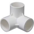 Miniatyrbilde 1 av 3: 3-veis PVC-rørkoblinger PVC-rørkoblinger, 3D-beslag (32mm, 4 stk)