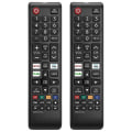 Miniatyrbilde 2 av 5: Universal fjernkontroll for alle TV-fjernkontroller, erstatningskompatibel for alle Smart TV, LED, LCD, HDTV, 3D, Seri [DB] Black