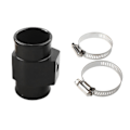 Miniatyrbillede 1 af 5: Vandtemperaturmåler Sensor Radiator Slange Adapter 26/28/30/32/34/36/38/40mm db Black 26mm