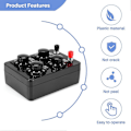 Miniatyrbillede 4 af 5: 0-9999 Ohm Modstandskasse Variabel Dekaderesistors Instrument DB
