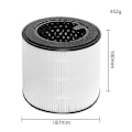 Miniatyrbillede 2 af 5: Hepa Filter til Fy0293 Fy0194 Ac0810 Ac0819 Ac0820 Ac0830 Luftrenser [DB]