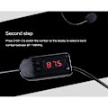 Miniatyrbillede 5 af 5: Sort Bærbar FM Trådløs Mikrofon Headset Radio Megafon Til Turguide Undervisning Møde Forelæsninger Forbrugsvarer db Black