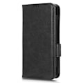 Miniatyrbilde 5 av 5: For Asus ROG Phone 7 5G Mobiltelefon Lommebok Etui PU Lær Innprentet Trekant Stativ Deksel [DB] Black