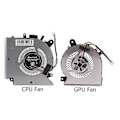 Miniatyrbild 3 av 5: för MSI Katana GF66 GF76 11SC 11UC Laptop CPU Kylfläkt 5V 4pin GPU Radiator [DB] CPU GPU