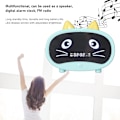 Miniatyrbild 5 av 5: Mini Multifunktionell Cartoon Högtalare, Barn Söta Kattunge Öron Design Digital Väckarklocka, FM Radio, Dubbla Bakre Högtalare Bluetooth Minneskort [DB]