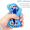 Miniatyrbillede 2 af 5: Silikone Cover Case til Bitzee Digital Pet Interaktivt Virtuelt Legetøj, Beskyttende Skin Sleeve til Bitzee Virtuelle Elektroniske Kæledyr Tilbehør db Blue