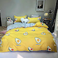 Miniatyrbilde 1 av 2: 3/4-delt sett Kawaii Snoopy Tegneserie Bomullsdynetrekk Lakens Putesett Anime Komfortabel Myk Hjemmetekstil Gave [DB] 4piece set150x200cm niuyouguo