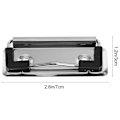 Miniatyrbild 3 av 5: 50 st Clipboardklämmor, Kan Installeras, Hårdbräda Klämma, Pappersklämma, Kontorsmaterial, Metallklämma, Fjäder, Cdb silver