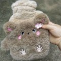 Miniatyrbillede 3 af 5: Ny Vandindsprøjtning Vandingsvand, Varmtvandspose Til At Varmme Hænder Varm Baby Plysset Sød Skat Kan Gribe Ind Kan Løses Little Bear Hot Water Bottle 500ml