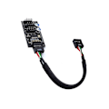 Miniatyrbillede 3 af 5: 9-polet USB-hub-stik, USB-splitter 1 til 3 USB2.0 9-polet header-kortkabel til vandkøling til RGB