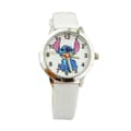 Lilo & Stitch Kvartsklokke Lysende Analog Armbåndsur Gutter Jenter Bursdagsgaver [DB] White